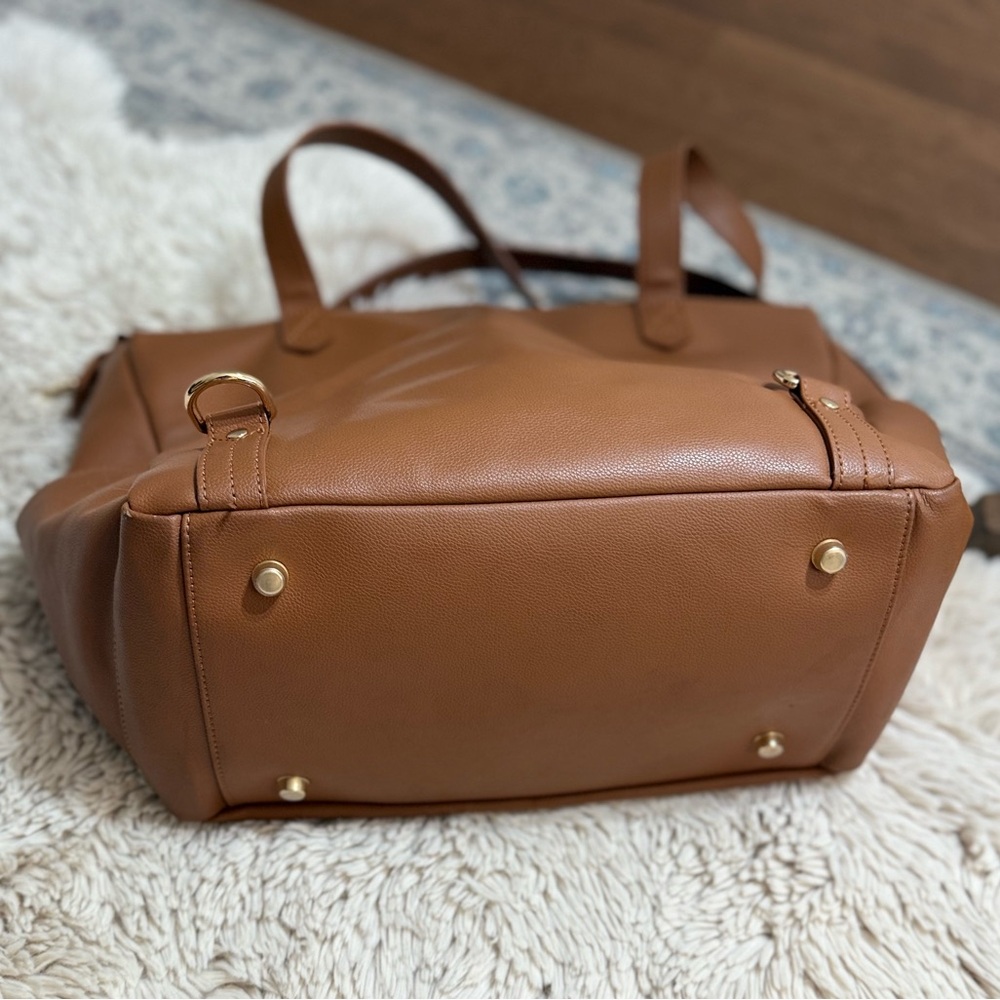 Elkie & Co aberdeen diaper bag tote backpack tan - Picture 7 of 16